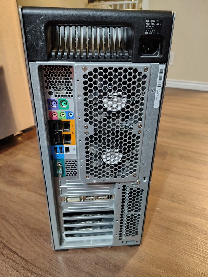 HP Z820 Workstation 2x E5-2697v2 2.7ghz 24-Cores 256gb 480gb SSD 1TB SATA K2200 - Image 4 of 4