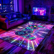Gaming Rug for Boys Room Decor - Gamer Area Rug Video Game Gaming Carpet for ...
