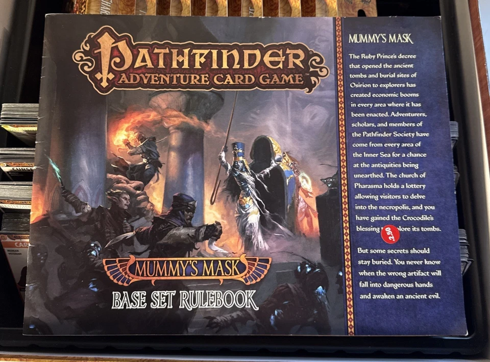 Pathfinder ACG: Juego base de máscara de la momia con 6 barajas adicionales Foto 3 de 4