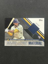 2024 Topps Update Major League Material #MLMU-JC Jackson Chourio /199