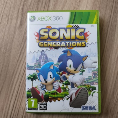 Sonic Generations English (Xbox 360, 2011) Complete with Manual