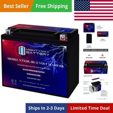 BS - 12 Volt 18 AH, 270 CCA, Rechargeable Maintenance Free SLA AGM Motorcycle...