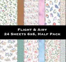 Stampin Up FLIGHT  AIRY Designer Series Paper DSP 24 Sheets 6x6, Birds