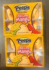 PEEPS Chile Lime Mango Marshmallow 2-Pack (20 Chicks) Sweet & Spicy Treat