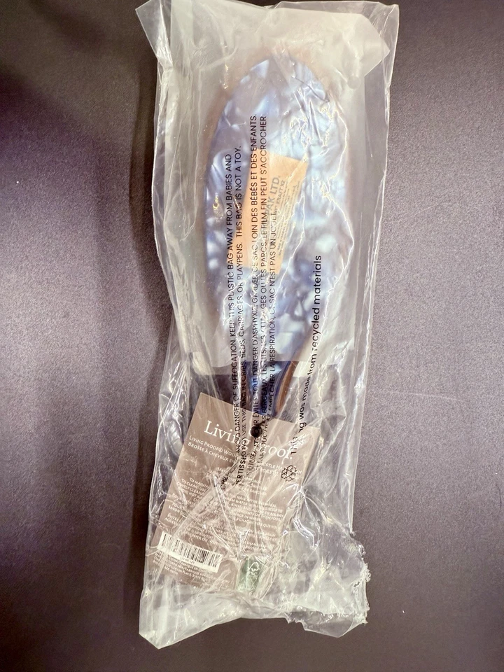 Living Proof ЗАПЕЧАТАННЫЙ! Новый с Ярлыками! Деревянный кабан щетина щетка для волос #032023W03. R2S!!! - Изображение 4 из 4