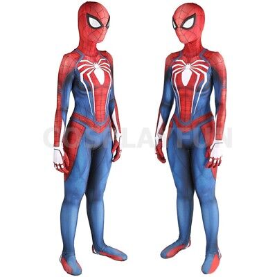 Traje Cosplay de Homem Aranha Avançado Lycra Spandex Adultos