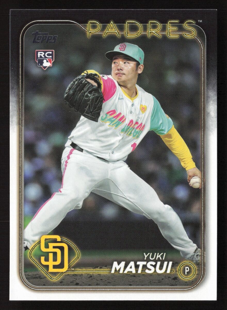 松井裕樹 サイン 2024 Topps Chrome Update #AC-YM RC オート 松井裕樹 サイン 2024 Topps Chrome Update #AC-YM RC オート