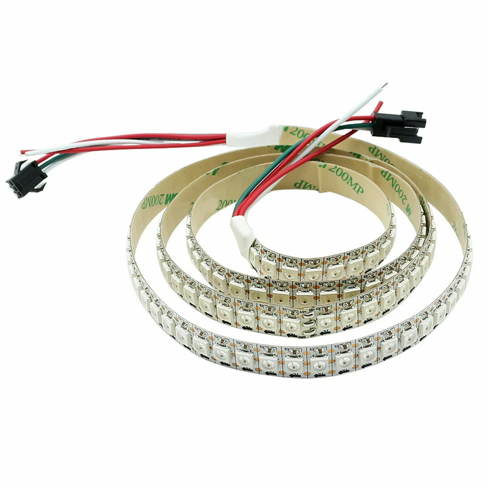WS2812B LED Strip Pixel Light 5050 RGB 144LED/M ws2812 IC Individual Addressable - Image 2 of 4
