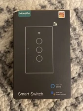 MoesGo Model: WS-US-RF, WiFi, Smart 3 Gang - White