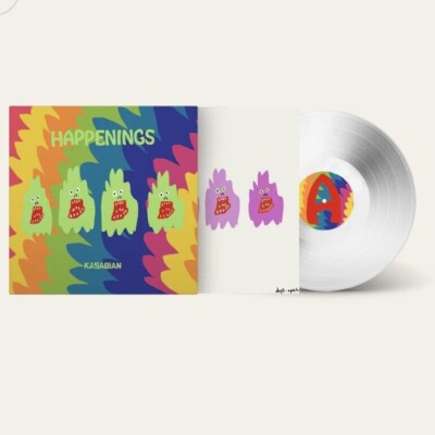 Kasabian Happenings Limited Edition Clear Vinyl & Numbered Art Print [New]