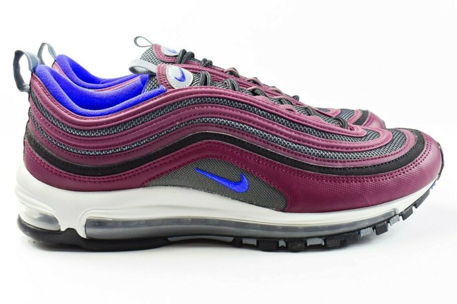 Nike Air Max 97 Night Maroon Grey Racer Blue SNEAKERS 921826-012 Men's Size 10 for sale online 