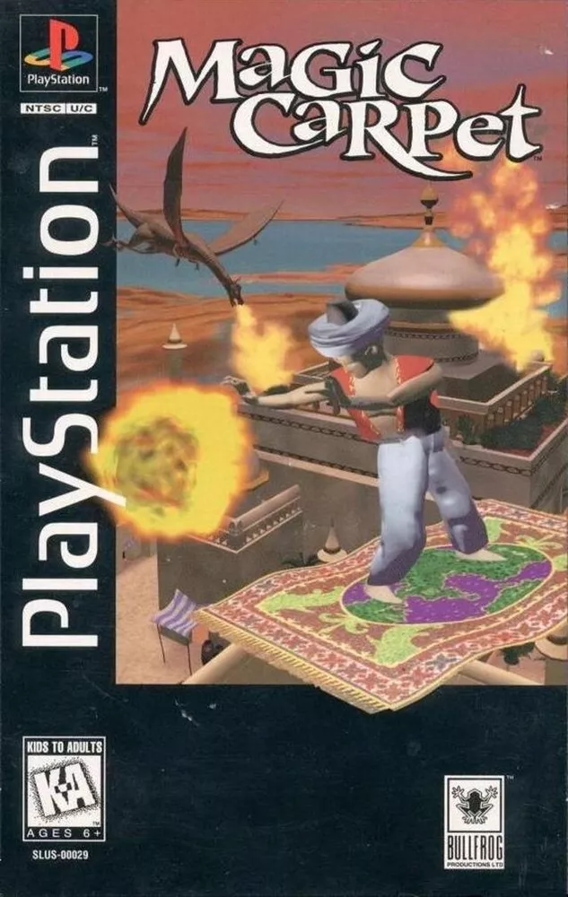 Magic Carpet PS1 PS2 Complete Playstation Game 14633076288 eBay