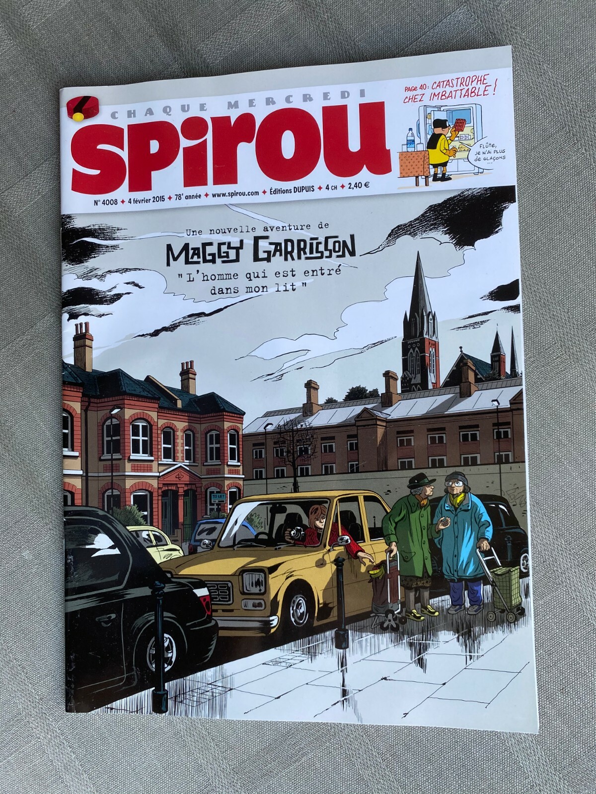Spirou Weekly No. 4008 2015 In Excellent Condition