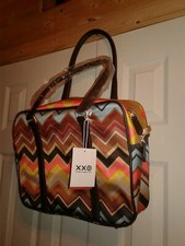 Missoni For Target Colore Zig Zag Laptop Shoulder Bag Travel Tote Large New