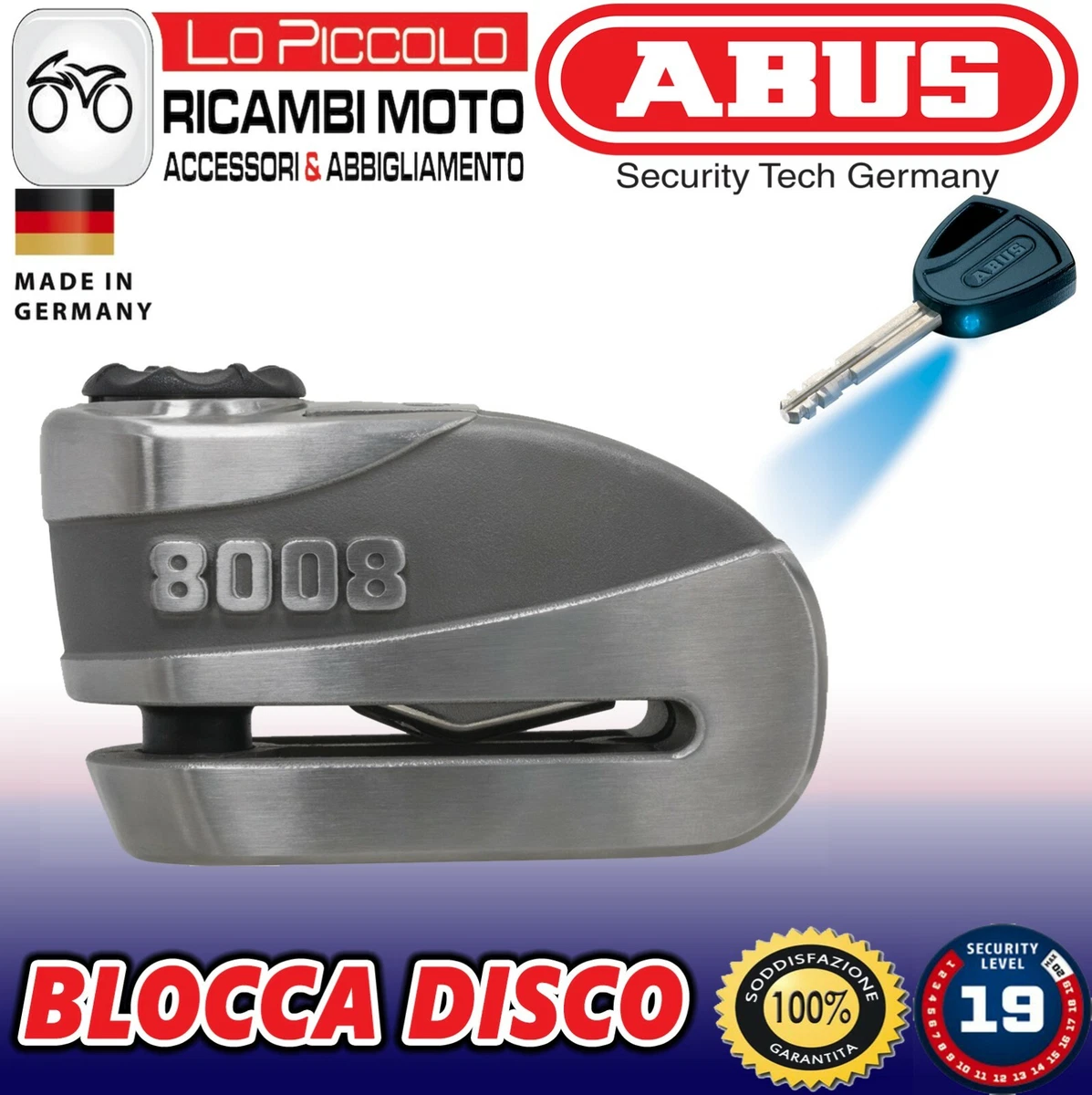 BMW Motorcycles Disc Lock with Alarm