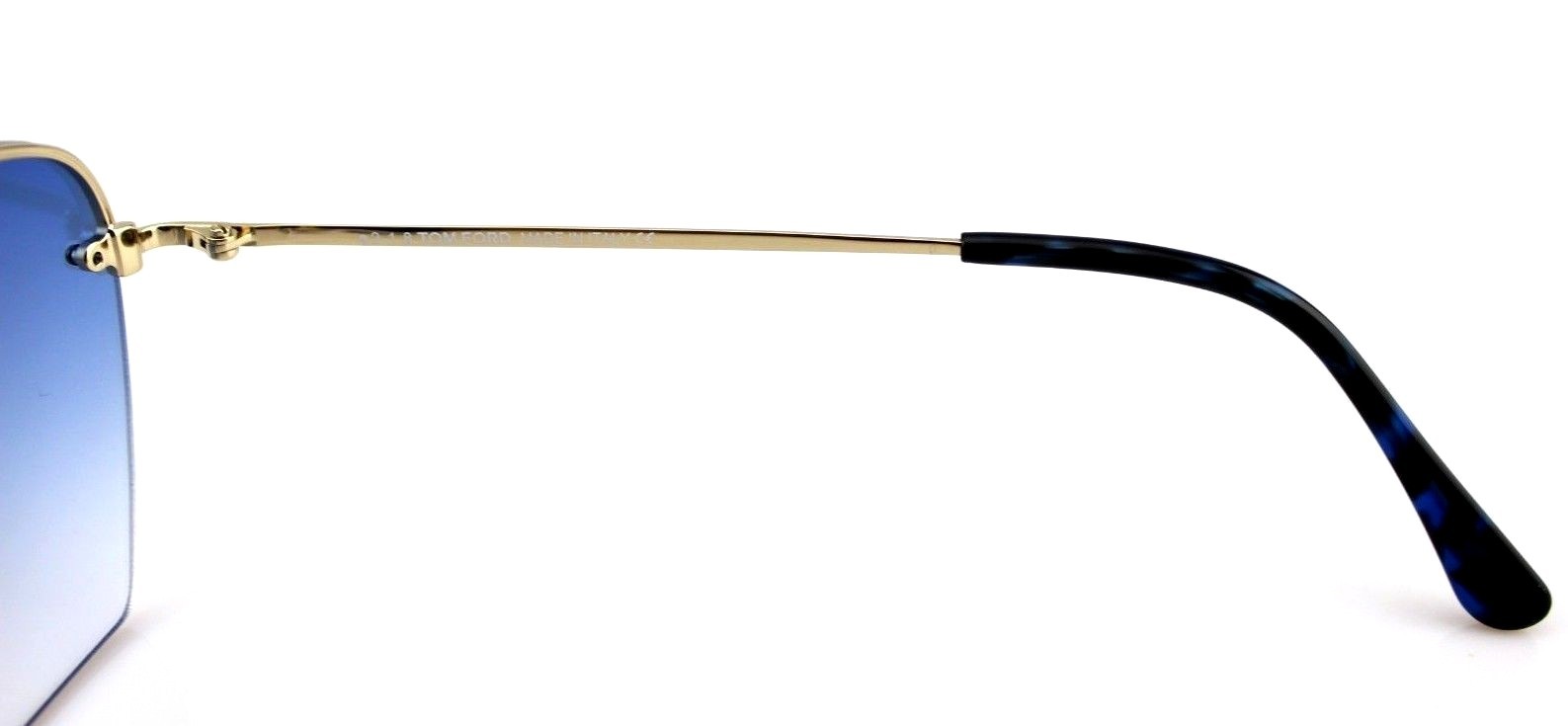 RARE Genuine TOM FORD ANNABEL Gold Blue Gradient Sunglasses TF 507 FT 0507 28W image 7