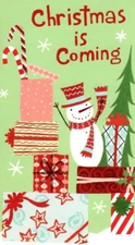 Snowman Candy Canes Presents Christmas Is Coming Cards By Dayspring - Set of 8