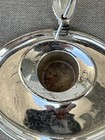 Roberts Cadman Sheffield England  Silverplate Chamberstick Candle Holder Snuffer — photo 2