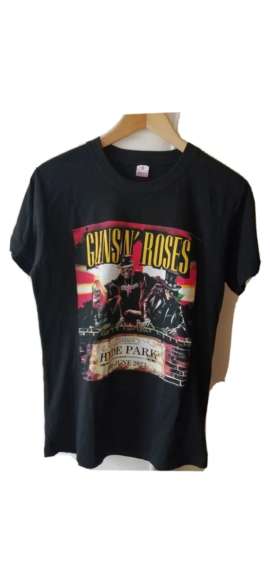 Maglietta Ufficiale Guns N' Roses - Logo Proiettile Bianco - Donna - Taglia Large