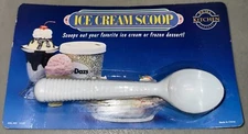 Vintage New Packaged Ice Cream Scoop White Plastic 7” Retro Häagen-Dazs Ad
