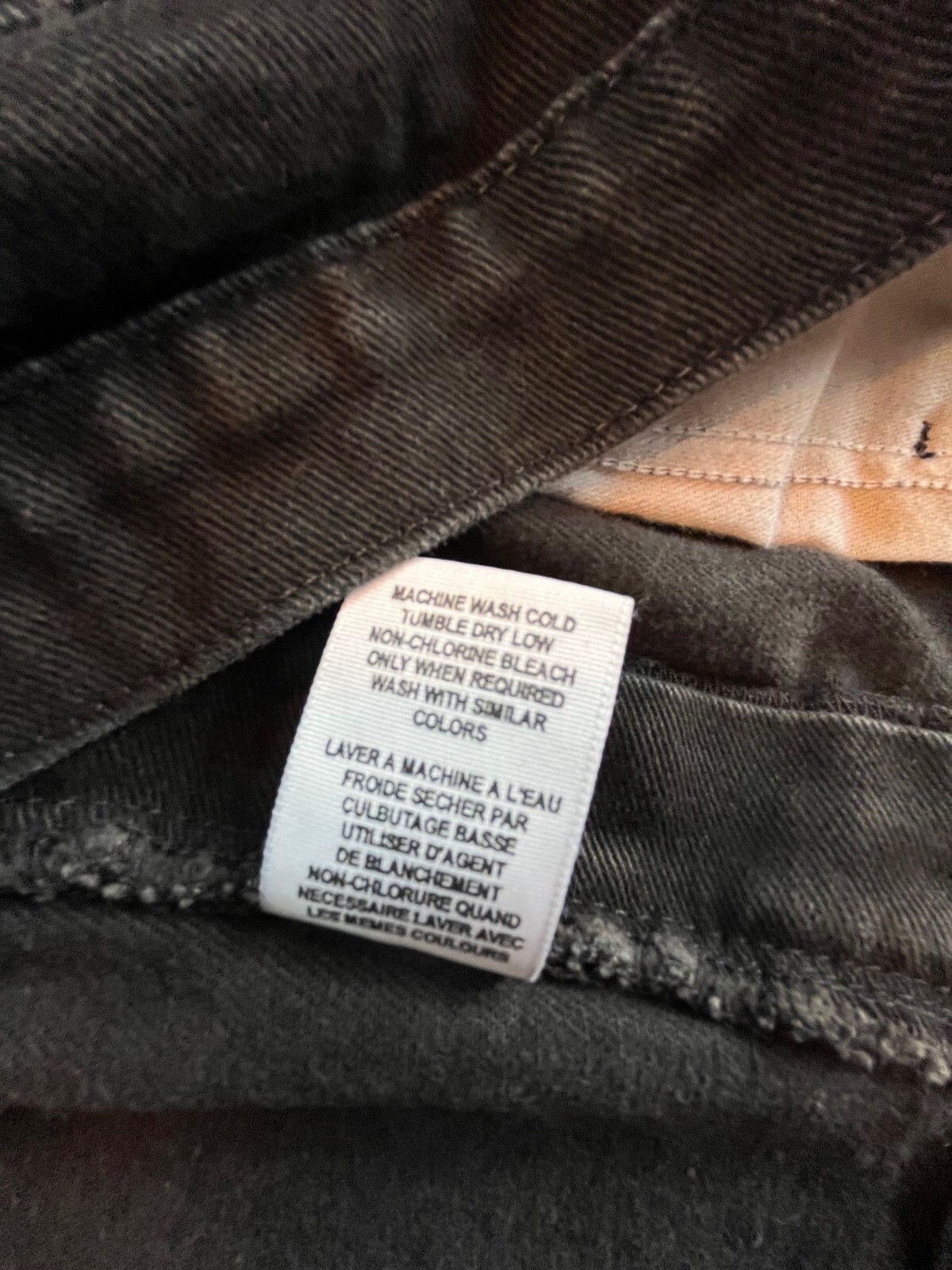 Vintage Y2K Polo Ralph Lauren Flag Jeans Men's Black Stonewash 38 Waist Relaxed thumbnail 6