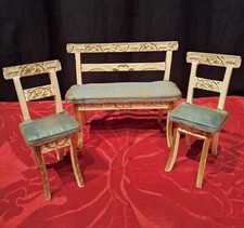 Antico Giocattolo Modellino Salottino Da Bambola. Perfette Condizioni.