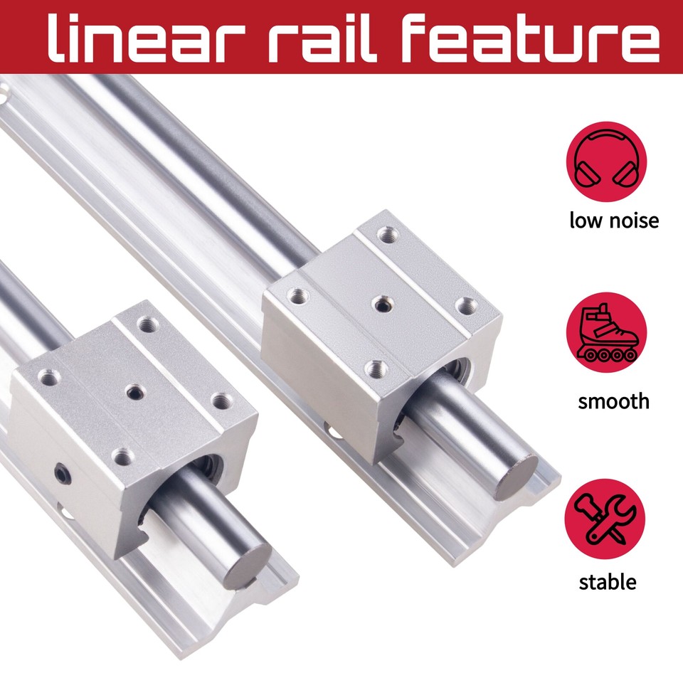 Anelli Di Fissaggio Per Guide Lineari, 4 Pezzi Da 12 Mm SBR12 Collari Di Arresto Per Guide Lineari Blocco~p137753004 - Foto 8