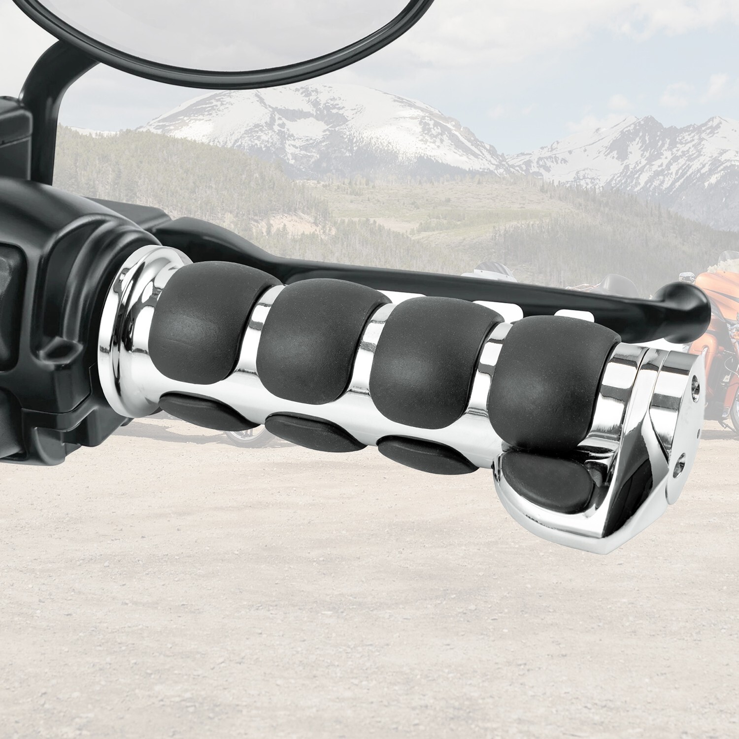 Motorcycle 1'' Handle Bar Hand Grips For Honda GL 1500 1800 Goldwing