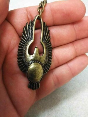 NEW MAYA AZTEC EAGLE FALCON BIRD WINGS METAL