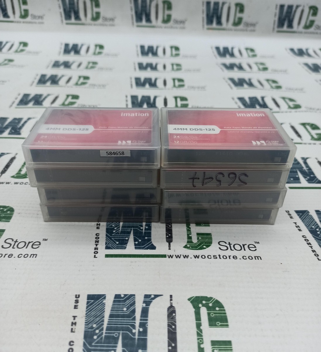 imation 4mm DDS-125 データテープ 24GB IMATION 4MM DDS 125 12/24GB DATA TAPE (Lot of 3), DDS-120 4