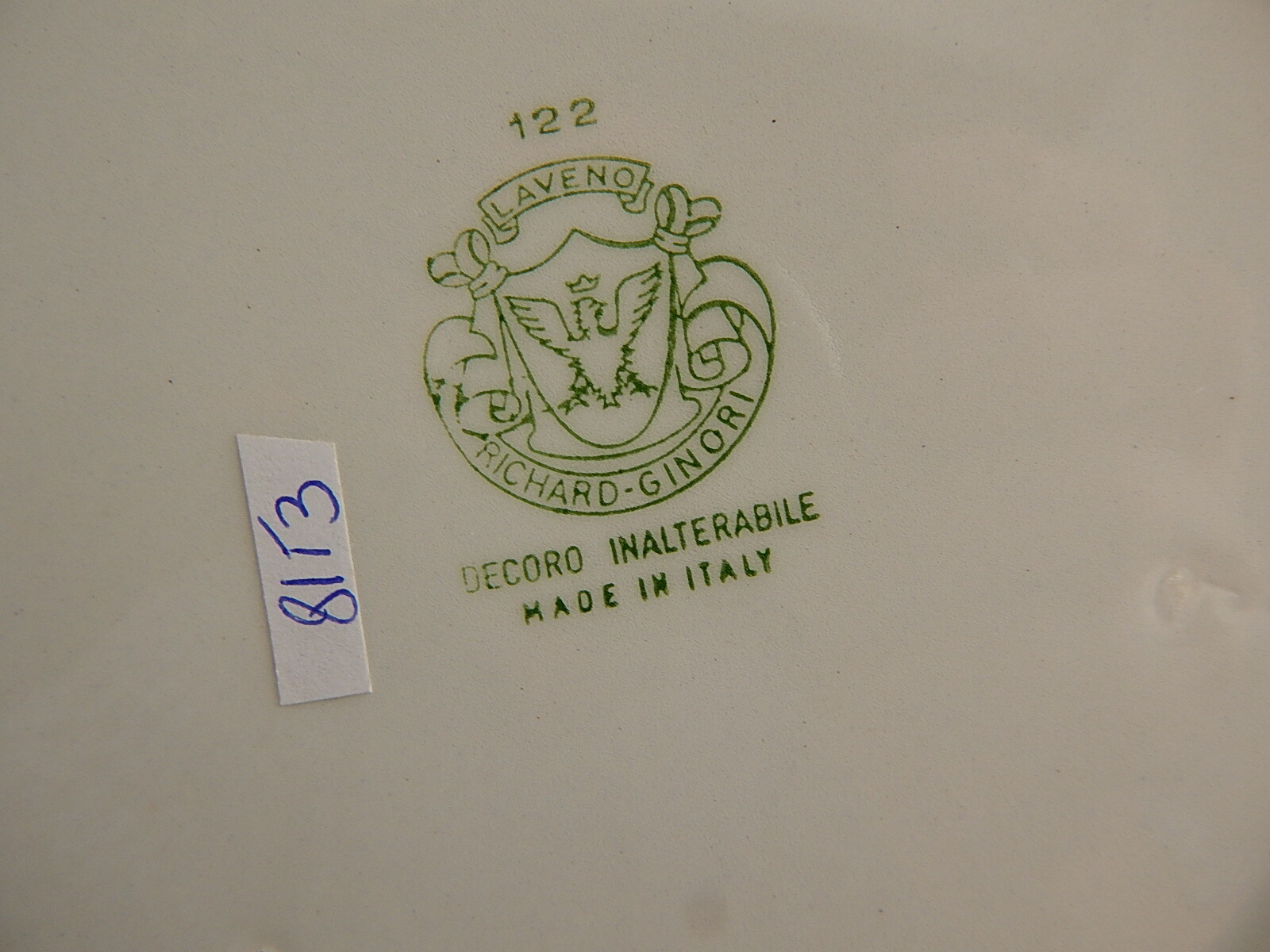 VINTAGE RICHARD GINORI LAVENO ANTONIA CAMPO Ceramic Cookie Maker Centerpiece 