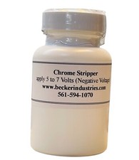 24K Gold/Chrome Plating Chrome Stripper, To remove chrome, 4oz, Video
