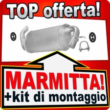 Silenziatore Posteriore per LAND ROVER FREELANDER 2.0 TDI 4X4 2000-2006 Marmitta