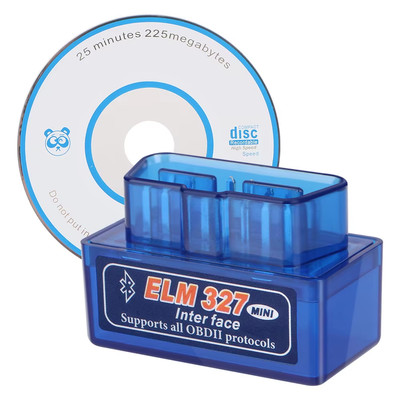 Dual Mode Bluetooth OBD2 Scanner, V1.5 Code Reader for iOS/Android, ELM327