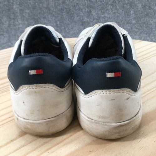 Tommy Hilfiger Shoes Mens 10 Thyme Sneakers Faux Leather Lace Up Casual Low Top - Picture 10 of 17