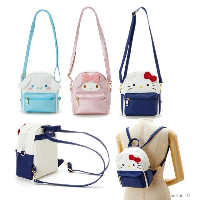 Sanrio Hallo Kitty PU Leather Shoulder Bag Mini Backpack Crossbody Bag - Image 4 of 4