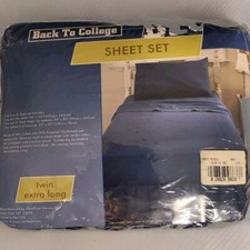 Twin Sheet Set - 3 Piece - College Dorm Room Bed Sheets - NEW B91