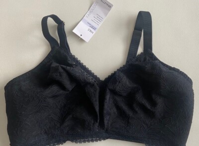 Anita Jana Non-Wired Cotton Support Bra - Black, 38H (US G Cup), Comfort Full Figure Bra