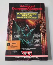 Dungeons & Dragons Masters Assistant Volume I Encounters  Commodore 64/128 1988 