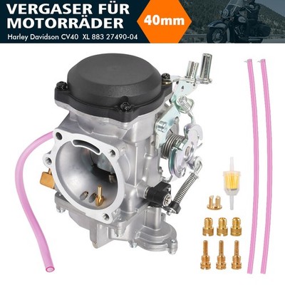 Vergaser CV 40mm f. Harley-Davidson 27421-99C 27490-04 27465-04 HLD Carburetor