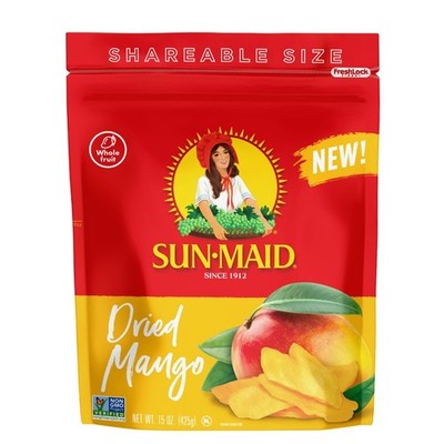 Dried Mangos - 15 Oz Resealable Bag - Dried Mango Slices - Dried Fruit Snack for
