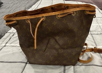 Vintage Louis Vuitton Monogram Noé Bucket Bag   Needs Restoration / Project Bag