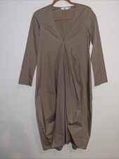 UNIQLO +J Jil Sander V Neck Dress Beige Women's Size S