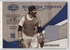 2004 Leaf Certified Materials Fabric of the Game 96/100 Thurman Munson 13u1