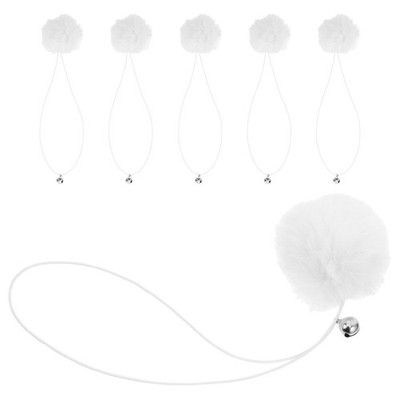 6pcs Hanging Katzen Teaser Ball mit Bell Cat Kratzer Postspielzeug Interaktive