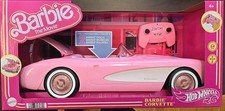 New Hot Wheels RC Barbie The Movie Barbie Corvette Remote Control Car.
