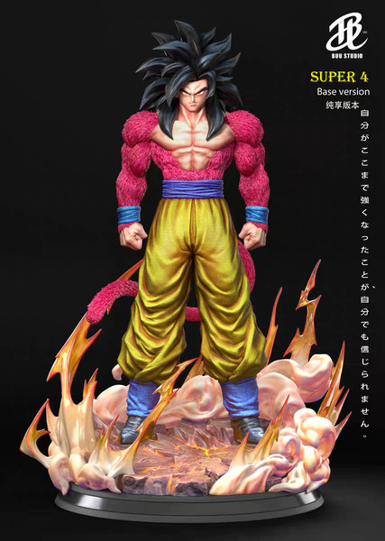 Buu Studio Dragon Ball Super Saiyan 4 Goku Modelo Escala 1/6 Versión Base Estatua