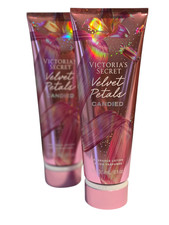 Victoria's Secret Velvet Petals CANDIED Fragrance Lotion Set Duo 2 New VS