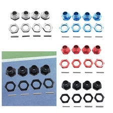 4 Pieces RC Hex Wheel Hubs RC Hex RC Car Accs Replacement DIY M17 Extended Model