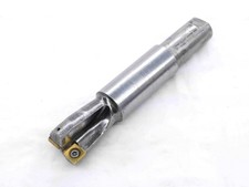 VALENITE 1" DIA. 5 1/4 OAL INDEXABLE END MILL 3/4 SHANK 2 FLUTE CENTER CUT 1.0
